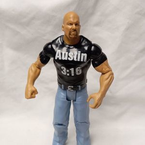 2011 WWE Mattel Tough Talkers Stone Cold Steve Austin 6.75" Action Figure